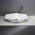 Knap Bathroom Countertop Snow 60.4 x 45.3 x 2 cm, white