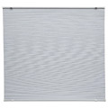 HORNVALLMO Block-out pleated blind, white/top-down bottom-up, 100x130 cm
