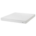 MALM Bed frame with mattress, white/Åbygda medium firm, 140x200 cm