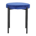 Stool Madonna, velvet, blue