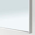 STRAUMEN Door with hinges, mirror glass, 60x120 cm