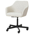 TOSSBERG / MALSKÄR Swivel chair, Gunnared beige/black