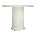 Table Elia 100cm, round, white