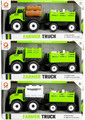 Farmers Truck with Trailer Set of 3 3+