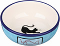 Trixie Ceramic Bowl for Cats 0.35L, assorted colours