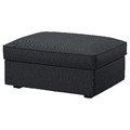 KIVIK Cover for footstool with storage, Tresund anthracite