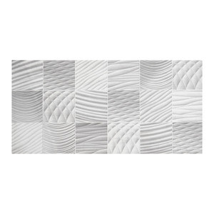 Decorative Tile Urca Cersanit 29.7 x 60 cm, grey, 1.25 m2