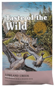 Taste of the Wild Lowland Creek Feline Recipe with Roasted Quail & Roasted Duck Dry Cat Food 2kg