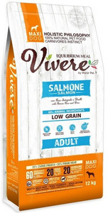 Vivere Dog Dry Food Low Grain Maxi Adult Salmon 12kg