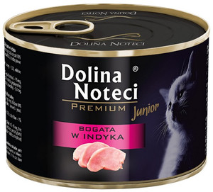 Dolina Noteci Premium Cat Wet Food with Turkey 185g