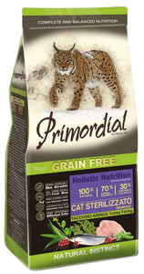 Primordial Cat Dry Food Grain Free Sterilized Turkey & Herring 6kg