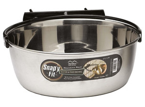 MidWest Snap'y Fit Water & Food Dog Bowl 2000ml