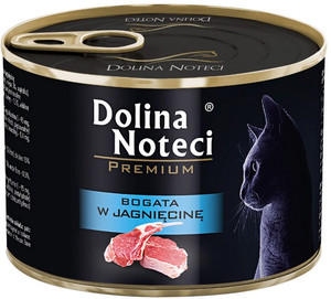 Dolina Noteci Premium Cat Wet Food with Lamb 185g