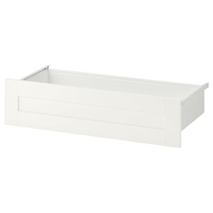 SANNIDAL Drawer, white/white, 80x42x20 cm