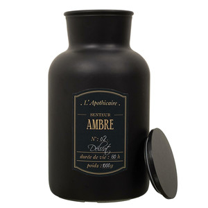 Scented Candle Bottle Ambre
