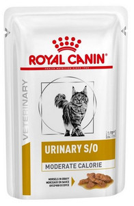 Royal Canin Veterinary Diet Feline Urinary S/O Moderate Calorie Wet Cat Food 85g