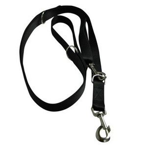 CHABA Adjustable Dog Leash 16mm x 130/260cm, black