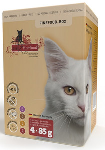 Catz Finefood Classic Finefood-Box I Multipack Cat Wet Food N.3-11 4x85g