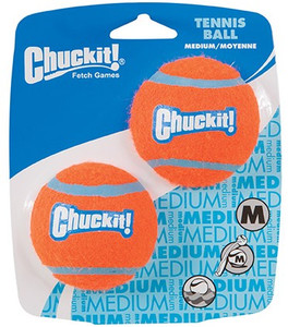 Chuckit! Tennis Ball Medium Dog Toy 2-pack