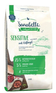 Sanabelle Cat Food Adult Sensitive with Poultry 400g