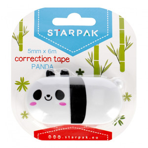 Starpak Correction Tape 5mm x 6m Panda
