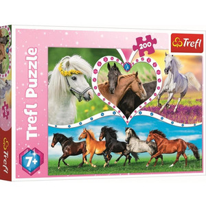 Trefl Children's Puzzles Beautiful Horses 200pcs 7+