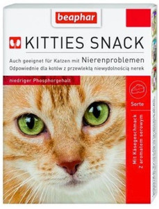 Beaphar Kitties Snack for Cats with Kidney Disorders 75 Tablets