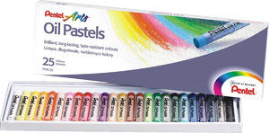 Pentel Oil Pastels Set PHN 25 Colours
