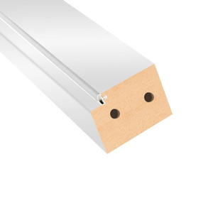 Fixed Door Frame Header Fortia 80, premium white