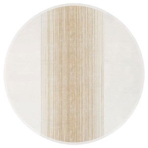 TAGGSIMPA Tablecloth, white/beige, 150 cm