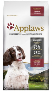 Applaws Dog Food Adult Dog Small & Medium Breed Chicken & Lamb 7.5kg