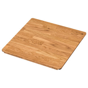 NORRSJÖN Chopping board, oak, 44x42 cm