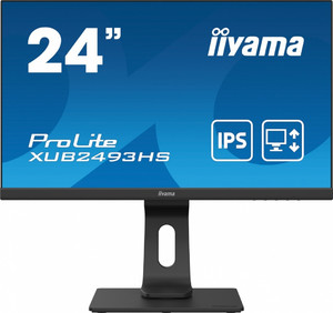 Iiyama 24" Monitor IPS HDMI DP VGA 2x2W XUB2493HS-B4
