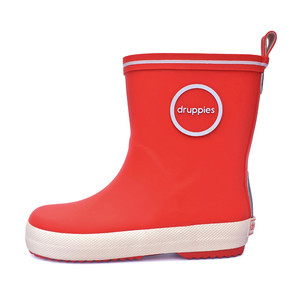 Druppies Rainboots Wellies for Kids Fashion Boot Size 21, red