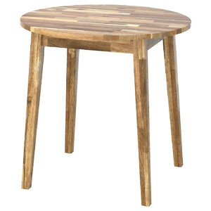 NACKANÄS Table, acacia, 80 cm