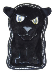 Outward Hound Invincibles Tough Seamz Panther Dog Toy - 1 Squeaker