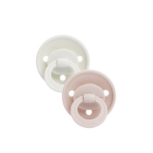 Elodie Details Pacifier Set of 2 Binkie Bundle Newborn Latex, powder pink, 0-6m