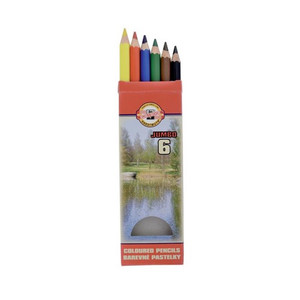 Koh-i-Noor Colour Pencils Jumbo Omega 6pcs