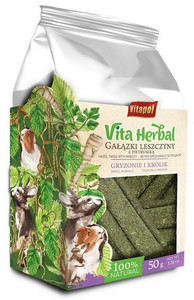 Vitapol Vita Herbal Hazel Twigs with Parsley for Rabbits & Rodents 50g