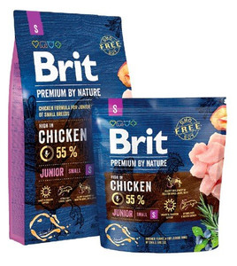 Brit Dog Food Premium By Nature Junior S Small 3kg