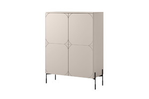 High Cabinet Sideboard Sonatia 120, cashmere