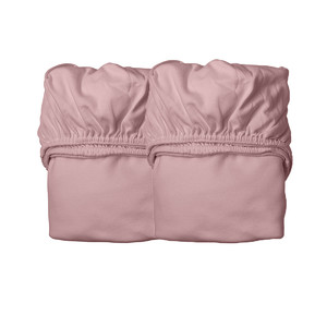 LEANDER Sheet for baby cot, 2 pcs, dusty rose