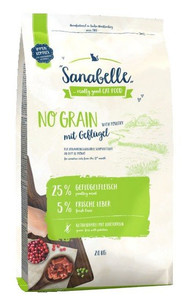 Sanabelle Cat Food Adult No Grain with Poultry 400g