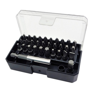Universal Fit Mixed Bit Set with magnetic holder 25 mm, 32 pieces