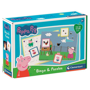 Clementoni Bingo & Puzzles Peppa Pig 3+