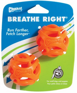 Chuckit! Breathe Right Ball Small Dog Toy 2-pack