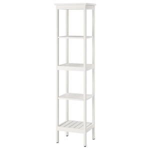 HEMNES Shelf unit, white, 42x172 cm