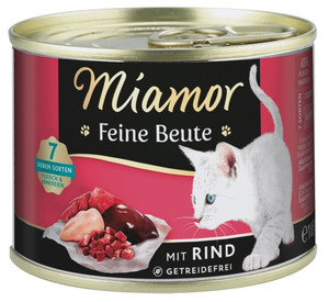 Miamor Feine Beute Rind Beef Cat Food Can 185g