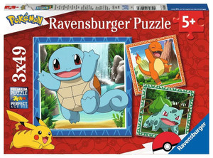 Ravensburger Children's Puzzle Pokemon 3x49pcs 5+