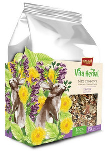 Vitapol Vita Herbal Mix Complementary Food for Rabbits 150g